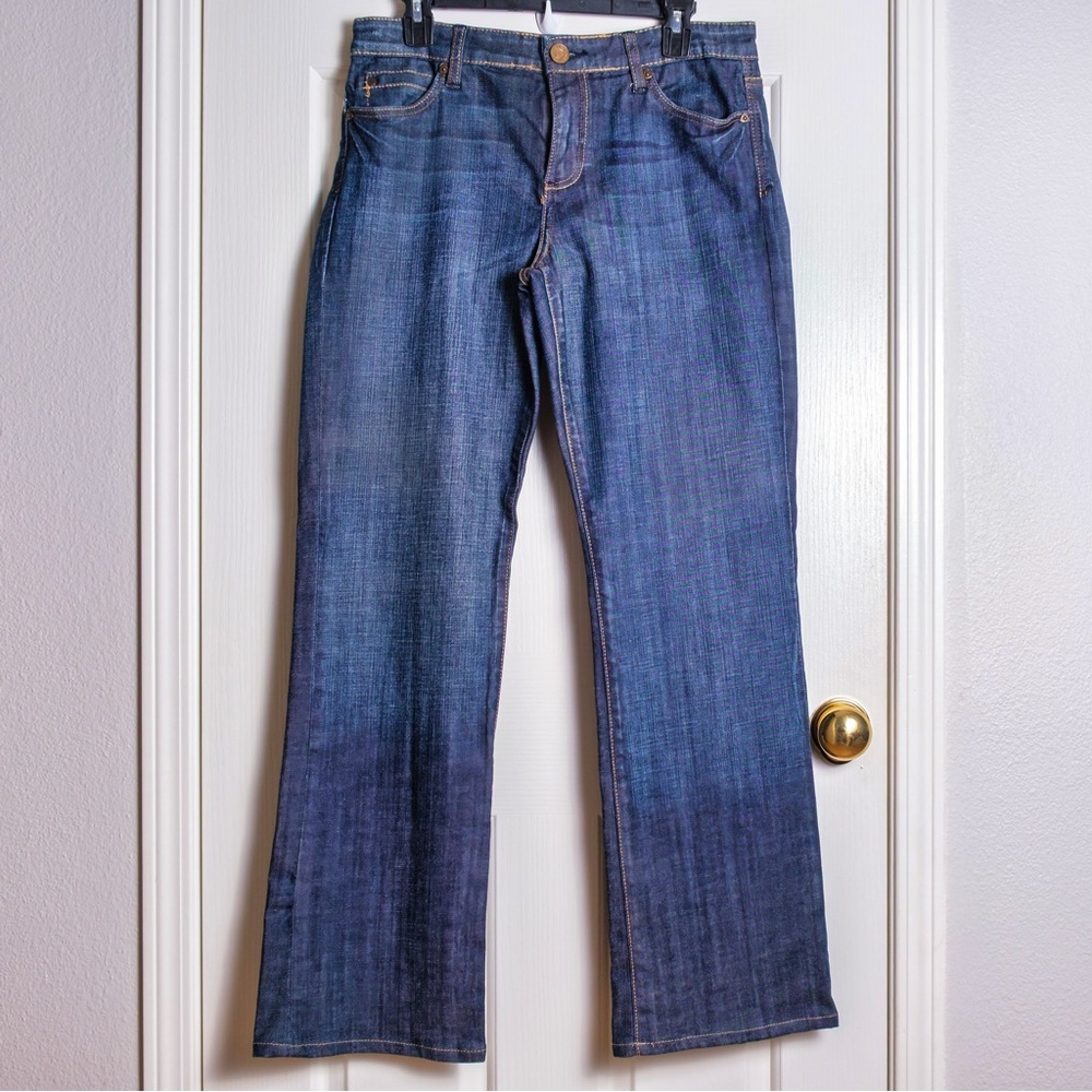 Kut from the Kloth Bootcut Dark Wash Blue Denim Jean, Size 10